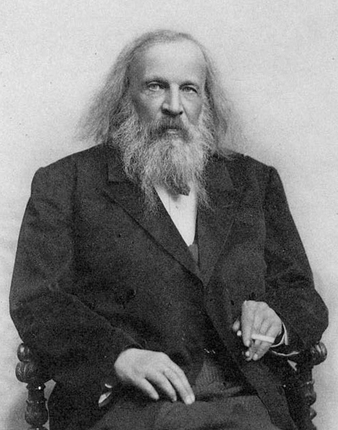 Portret Dmitrija Mendelejewa