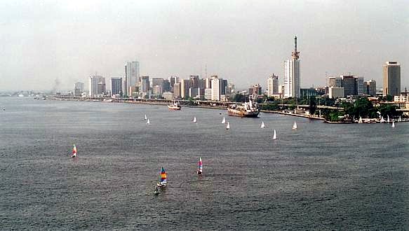 Zabudowa Lagos w Nigerii
