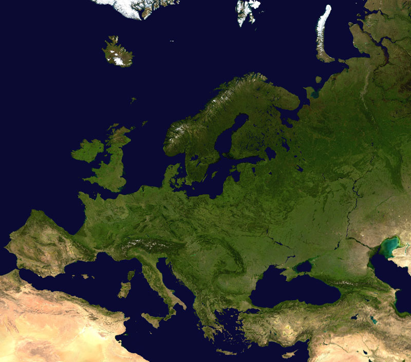 Mapa Europy