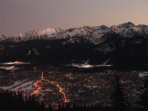 Zakopane u stóp Tatr