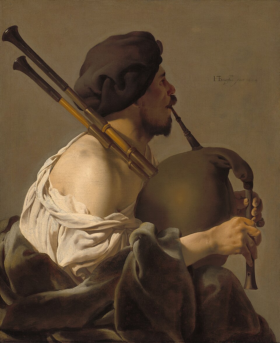Grajek z dudami