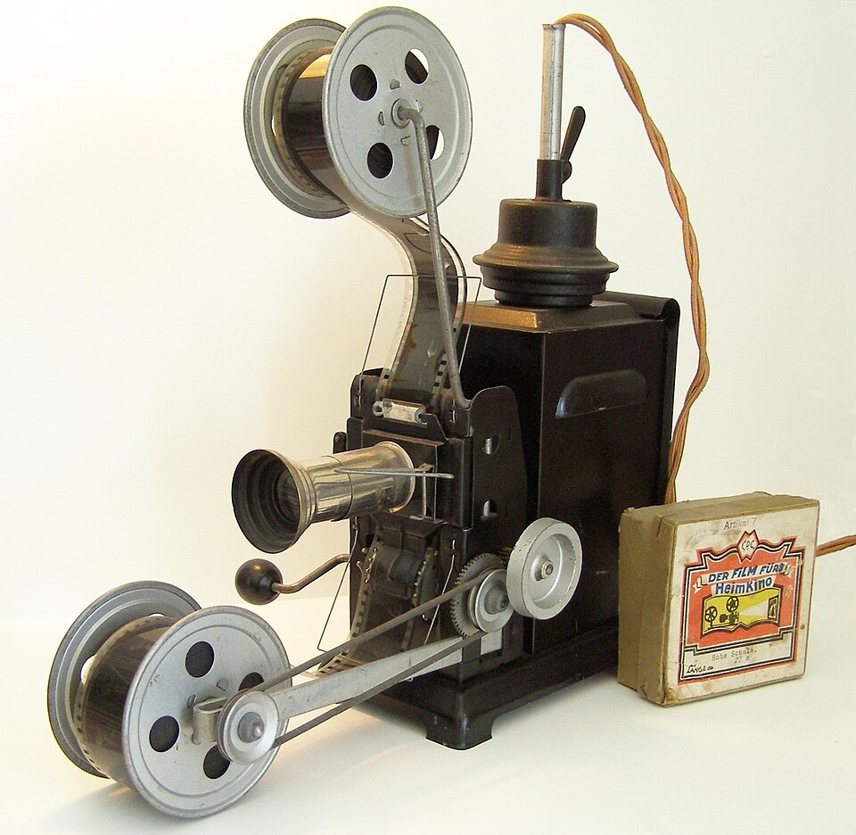 Stary projektor filmowy