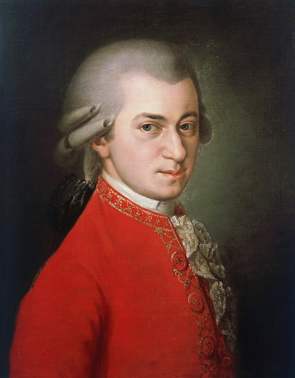 Portret kompozytora w czerwonym fraku